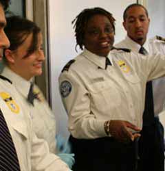 TSA Secuity Screener at LAX Airport